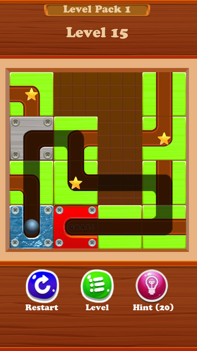 Ball Rolling Line - Switch Block Puzzle Game screenshot 2
