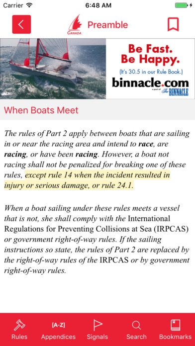 Racing Rules 2017-2020 screenshot 3