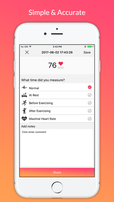 Heartrate Test Pro– Heartbeat & Vision Monitor screenshot 2
