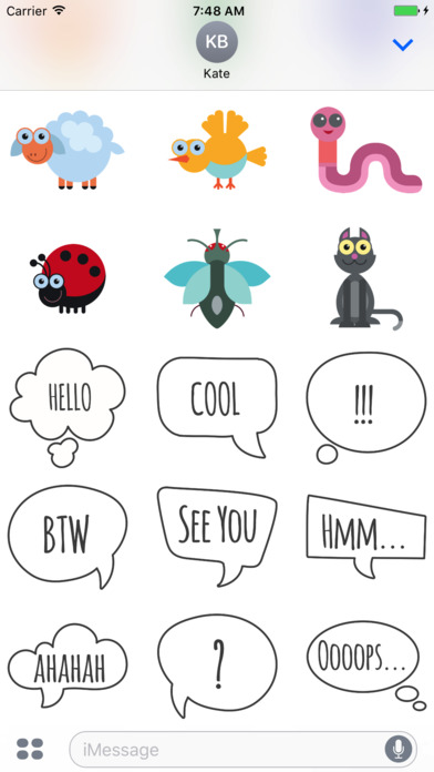 Cartoon Animals Stickers screenshot 4
