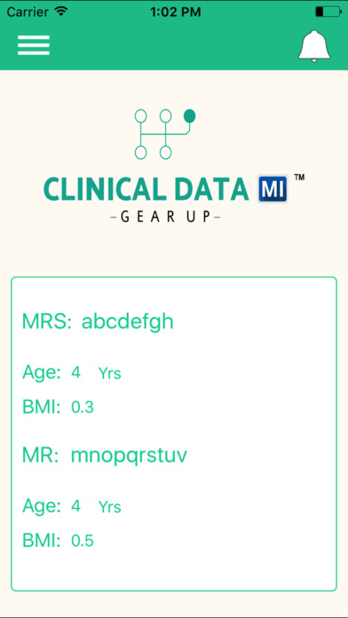 Clinical Data-MI screenshot 2