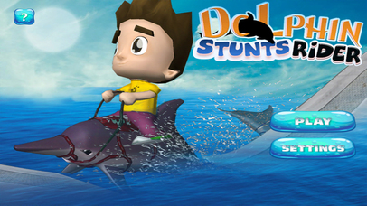 Dolphin Stunt Rider - Dolphin Race 4 kids screenshot 4