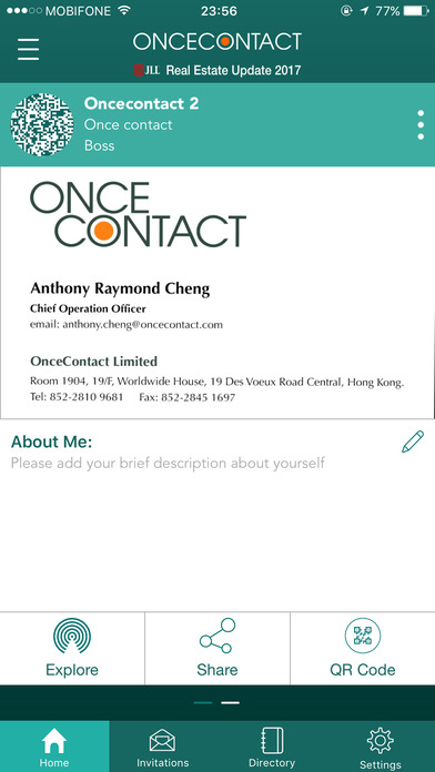 OnceContact screenshot 2