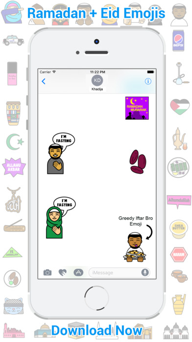 Islamoji - Islamic Emoji Keyboard + iMessage screenshot 2
