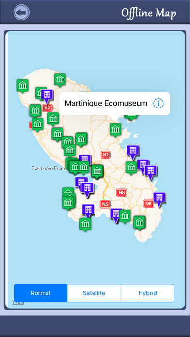 Martinique Island Travel Guide & Offline Map screenshot 2