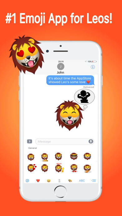 Zodimoji: Leo - Astrology emoji stickers screenshot 2