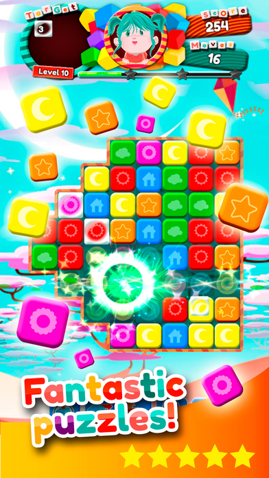 Toy cubes collapse: Tap crunch screenshot 2