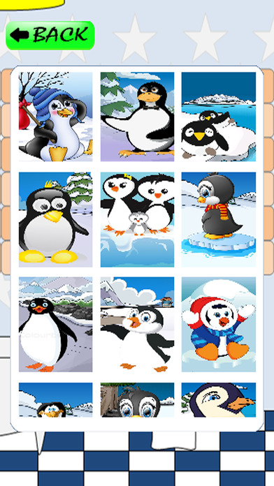 Learn Animal Jigsaw Puzzles Penguin Cartoon screenshot 2