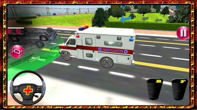 Ambulance Rescue Car : City Traffic Drive - Pro screenshot 4