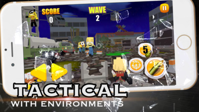 Banana Cartoon Shooting Survival Games screenshot 3