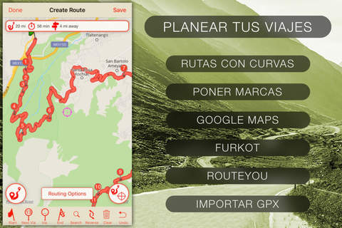 Scenic Motorcycle Navigation screenshot 2