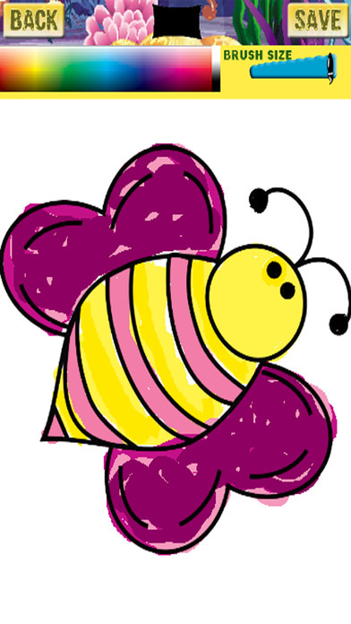 Education Coloring Book Bumble Bee Pages screenshot 3