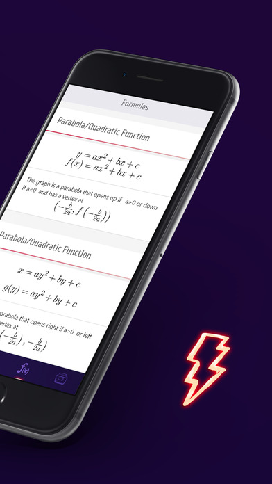 College Algebra — formulas screenshot 2