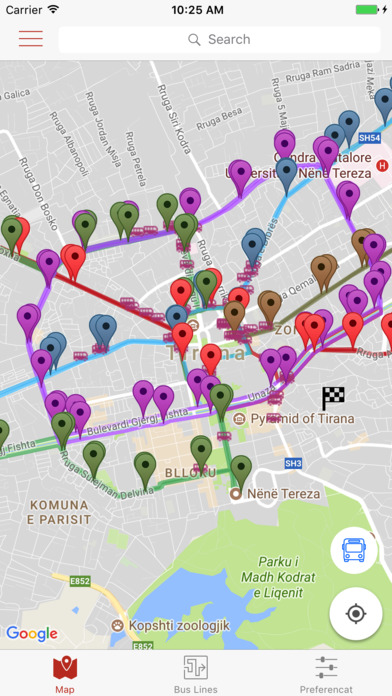 Tirana Public Transport screenshot 3