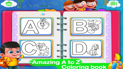 Kids ABC Coloring Book screenshot 2