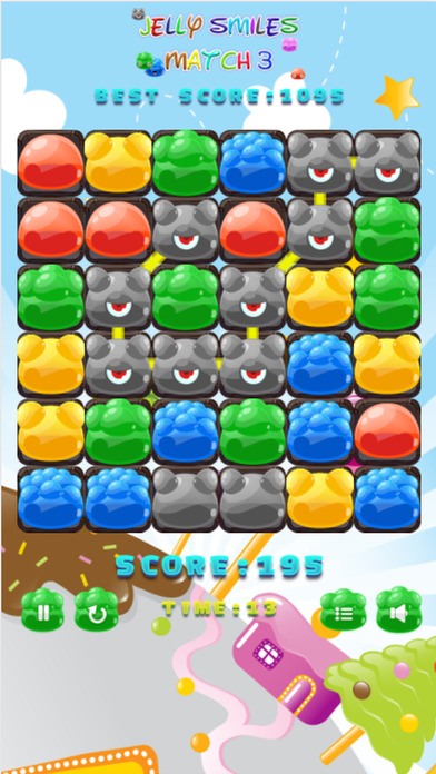 Jelly Smiles Match 3 Games screenshot 2