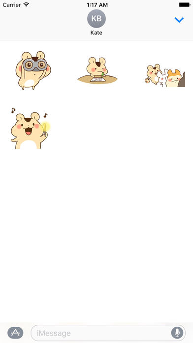 Animated Adorable Hamster Sticker Packs screenshot 2