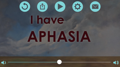 The "I have Aphasia" App screenshot 2