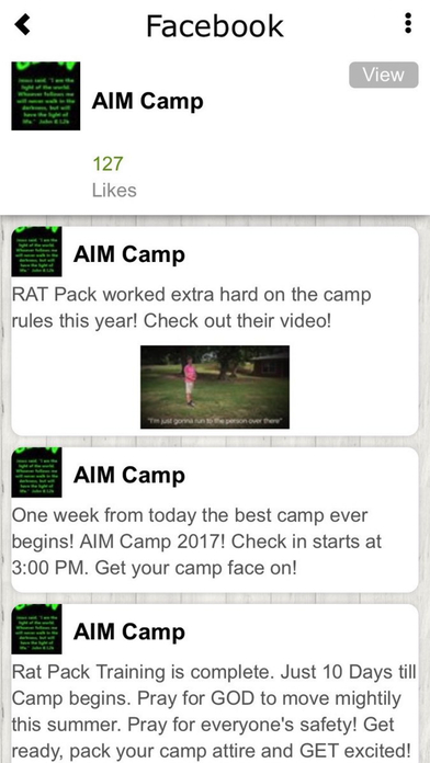 AIM Pre-Teen Camp screenshot 4