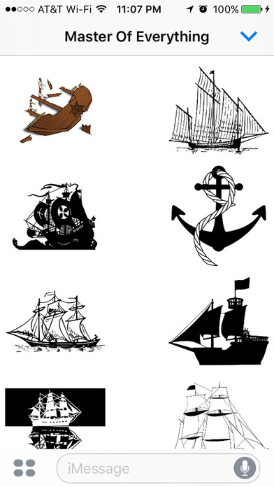 Old Wooden Ship and Pirate Vessels Stickers screenshot 2