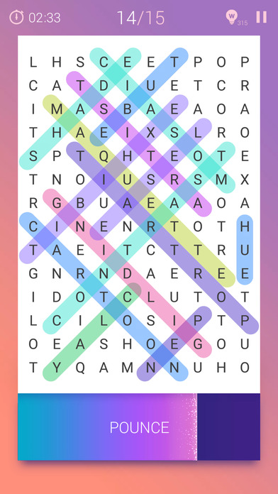 Screenshots of Word Search Pro‧ for iPhone