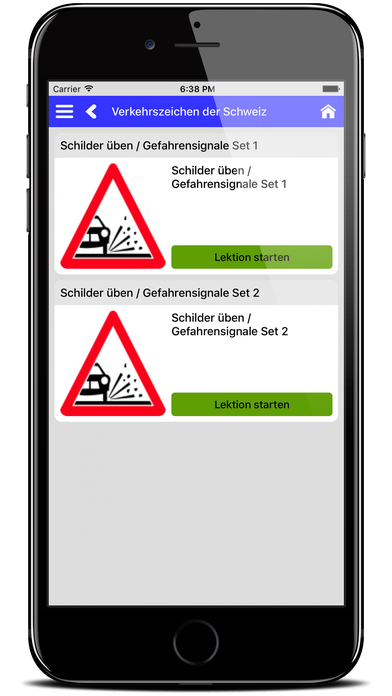 Verkehrszeichen der Schweiz screenshot 3