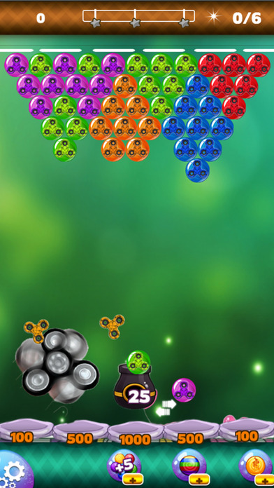 Fidget Spin - Hand Spinner Bubble Game screenshot 2