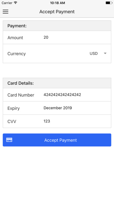 Credit Card Payment screenshot 2