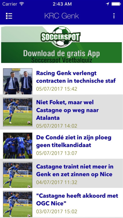 Voetbalnieuws - Genk screenshot 4