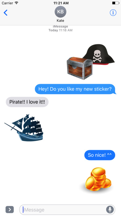I am Pirate Stickers screenshot 3
