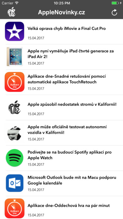 AppNovinky.cz screenshot 2