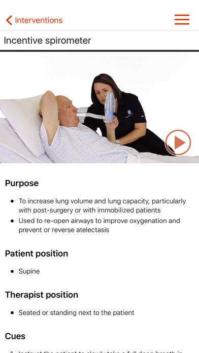 PhysioU: Cardiopulmonary Rehabilitation screenshot 4