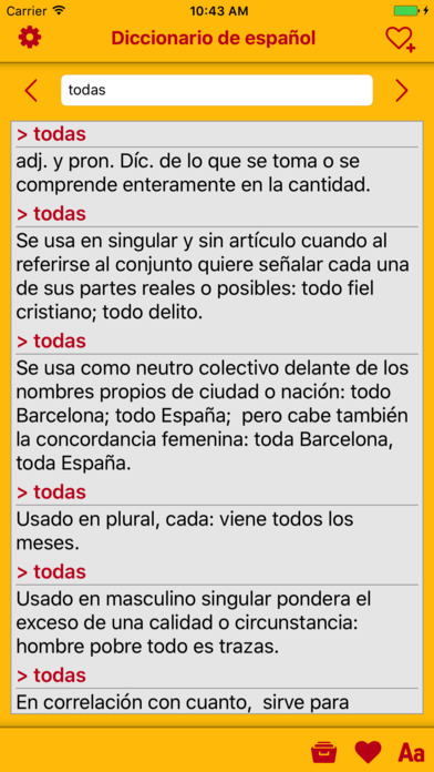 Diccionario Español PRO - Explicativo de española screenshot 2