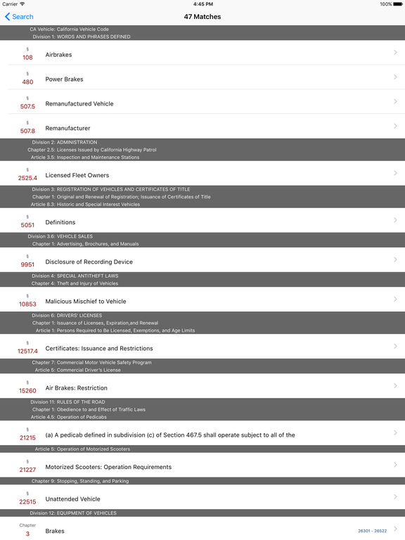 App Shopper California Vehicle Code (LawStack Series) (Reference)