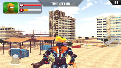 Flying Army Rescue Robot 3D Pro screenshot 4