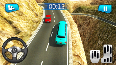 Uphill Limo Drive & Car Simulator screenshot 4