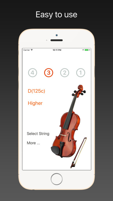 Violin Tuner (All modes) screenshot 2
