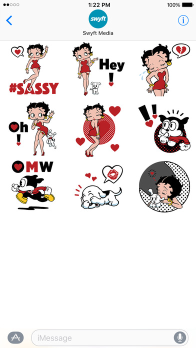 Betty Boop Kisses: Stickers and Emoji screenshot 4