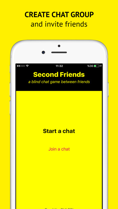 Second Friends -blind group chat game with friends screenshot 2