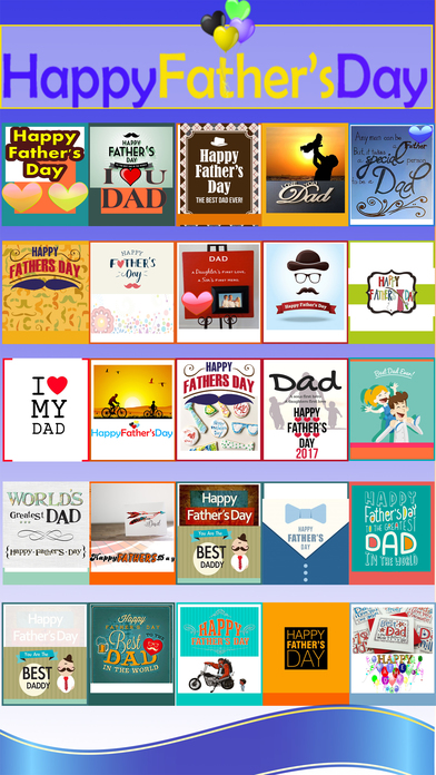 Father's Day Greeting.s Card.s App - hd Posters FX screenshot 2