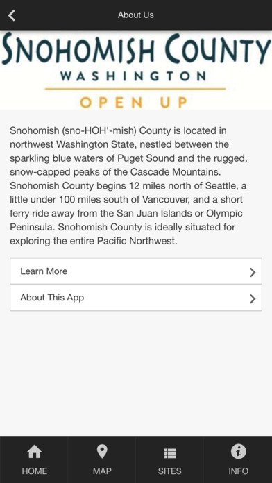 OPEN UP to Snohomish County, Washington screenshot 2