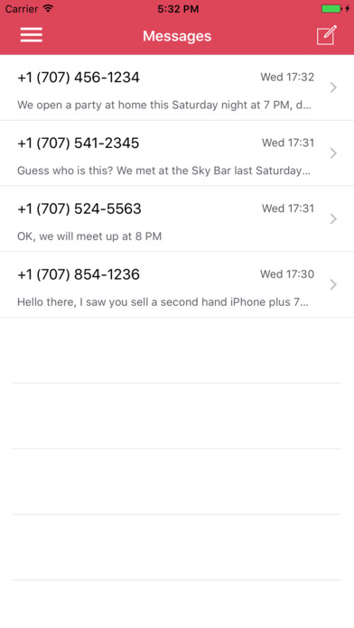 Burner Number for Business Texting & Dating Chat screenshot 3