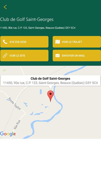 Golf St-Georges screenshot 3