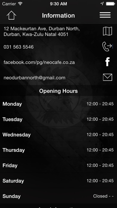 Neo Cafe Durban North screenshot 3