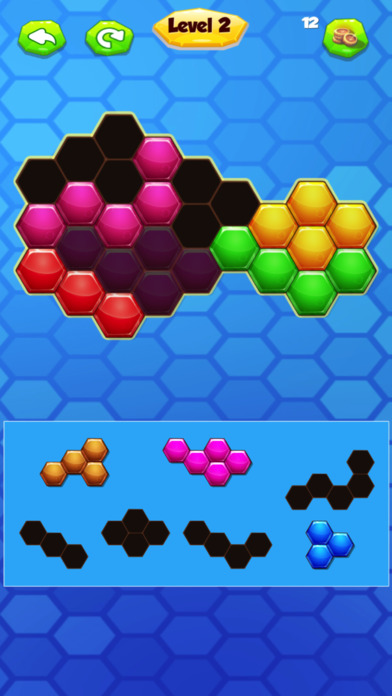 Hexagon Bricks Blocks Puzzle screenshot 4