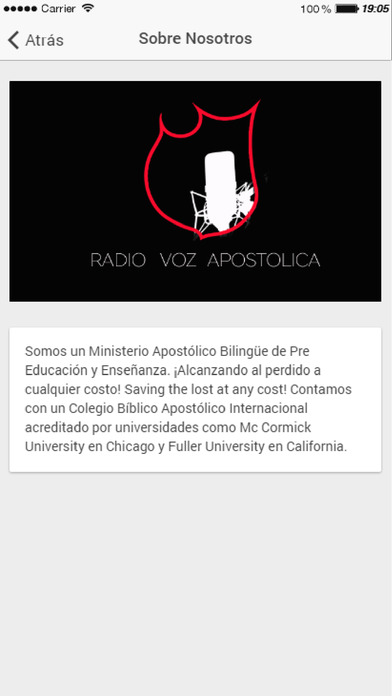 Radio Voz Apostólica screenshot 2
