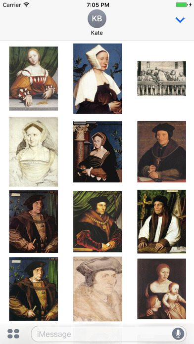 Hans Holbein The Younger Artworks Stickers screenshot 4