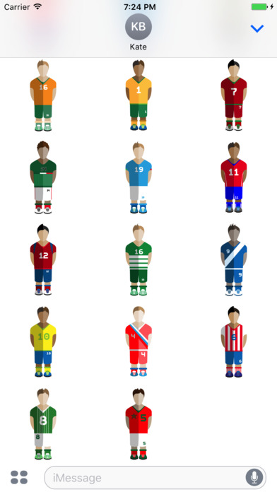 Football Team Stickers screenshot 3