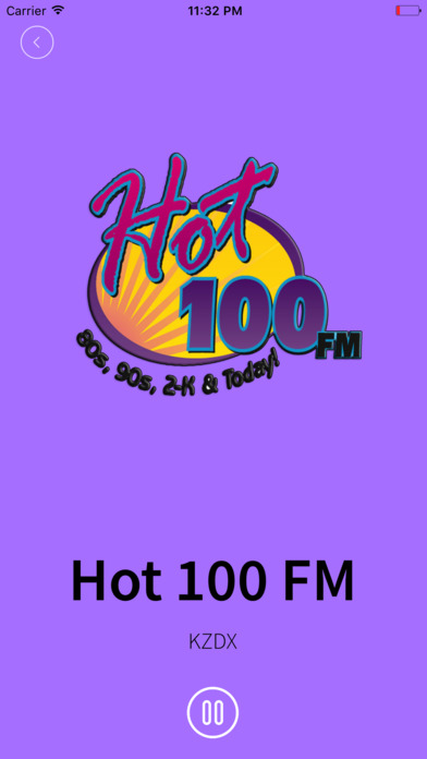 KZDX Hot 100 FM Radio screenshot 2