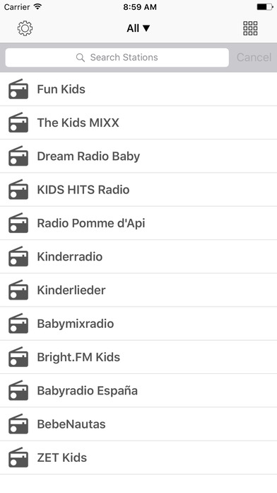 Radio FM Kids online Stations screenshot 2